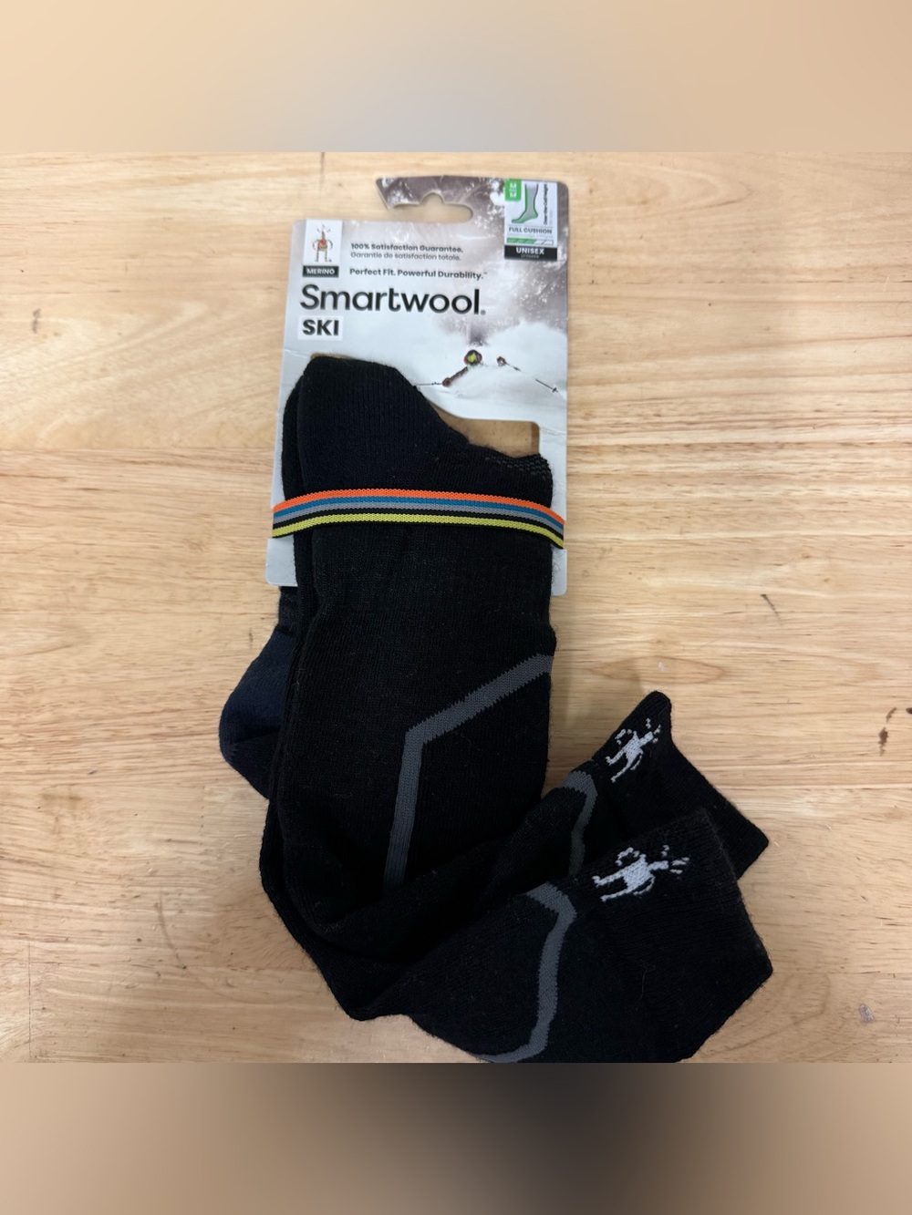 Smartwool Black Ski Socks sz M (unisex)